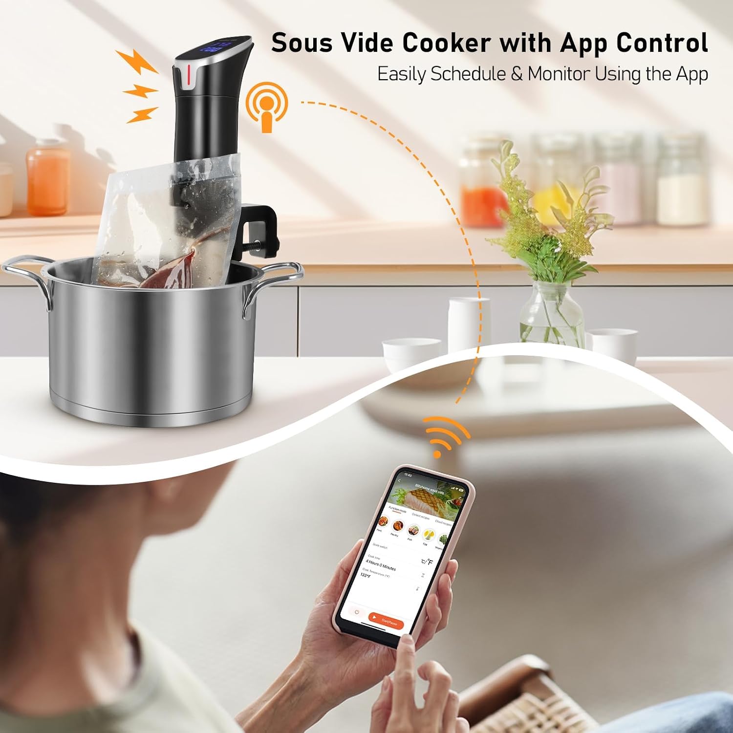 Прецизионная су-вид-печь мощно – обзор и цена Home Cooking App